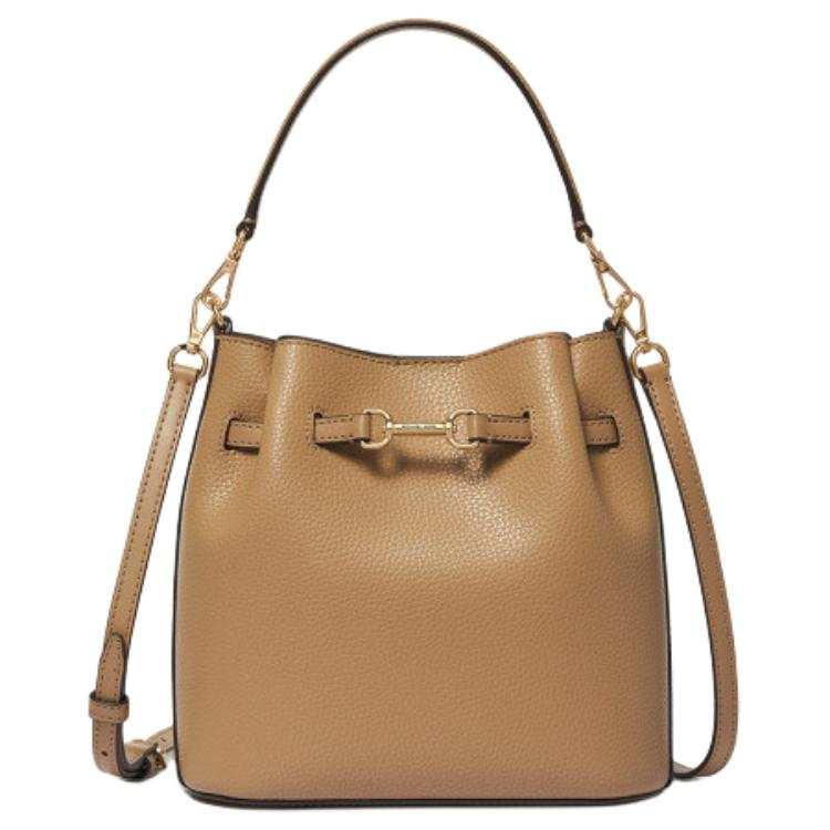 MICHAEL KORS MICHAEL KORS Carson Split Leather, Artificial Leather Handbag Small Women's Camel