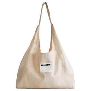 TENERA Linen Tote Bag, Shoulder Bag Women's Gilded