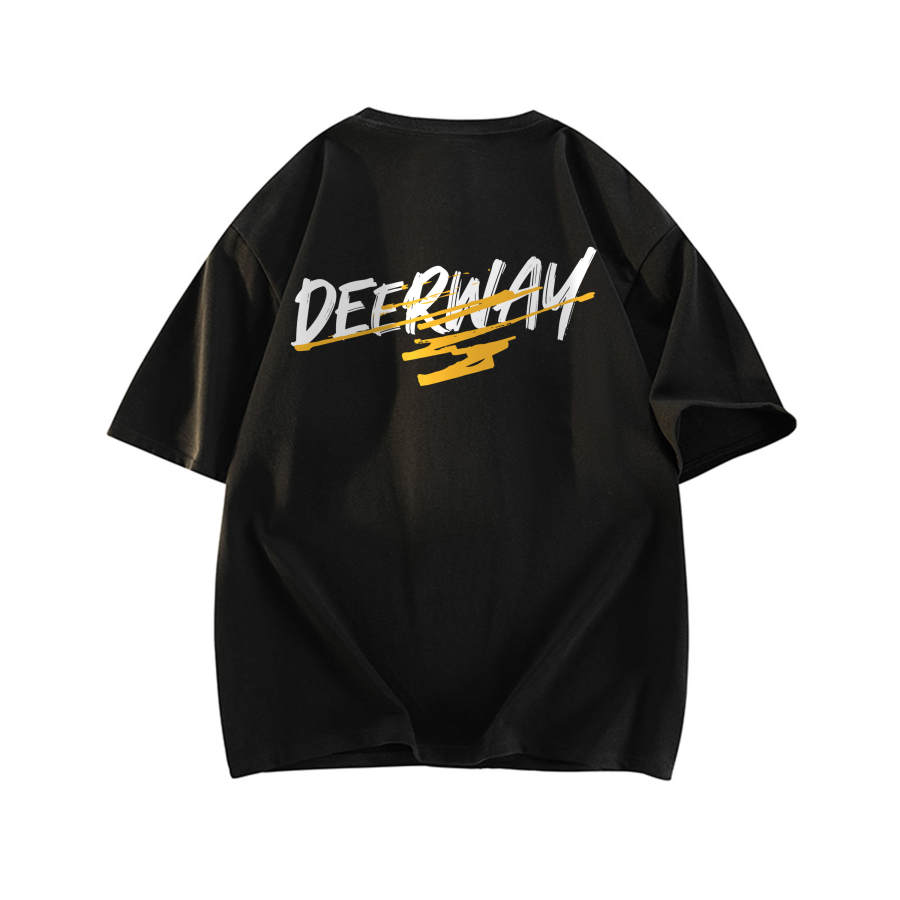 DEERWAY T Shirts Unisex Crew Neck Moderate Straight Fit