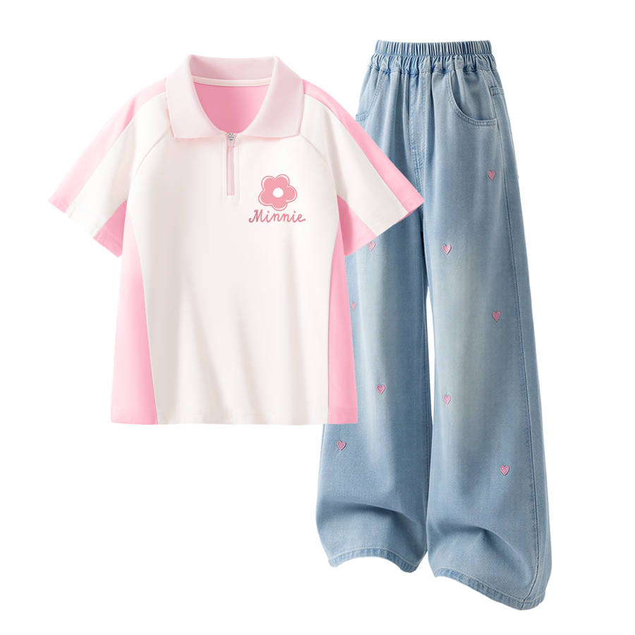 Disney Kids Casual Sportswear Polo Collar Thin