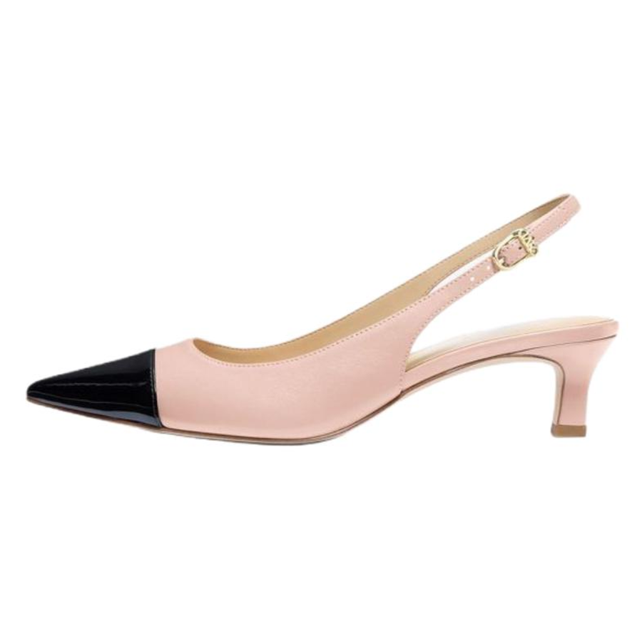 MICHAEL KORS Amara Slim Heel High Heels 5cm Women's Nude & Pink & Black
