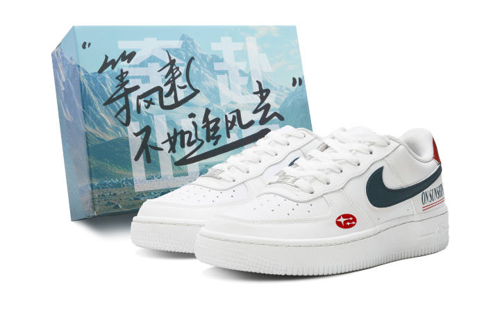 Nike Nike Air Force 1 Abrasion Resistant Slip Resistant Low top Skateboard Shoes Women's White