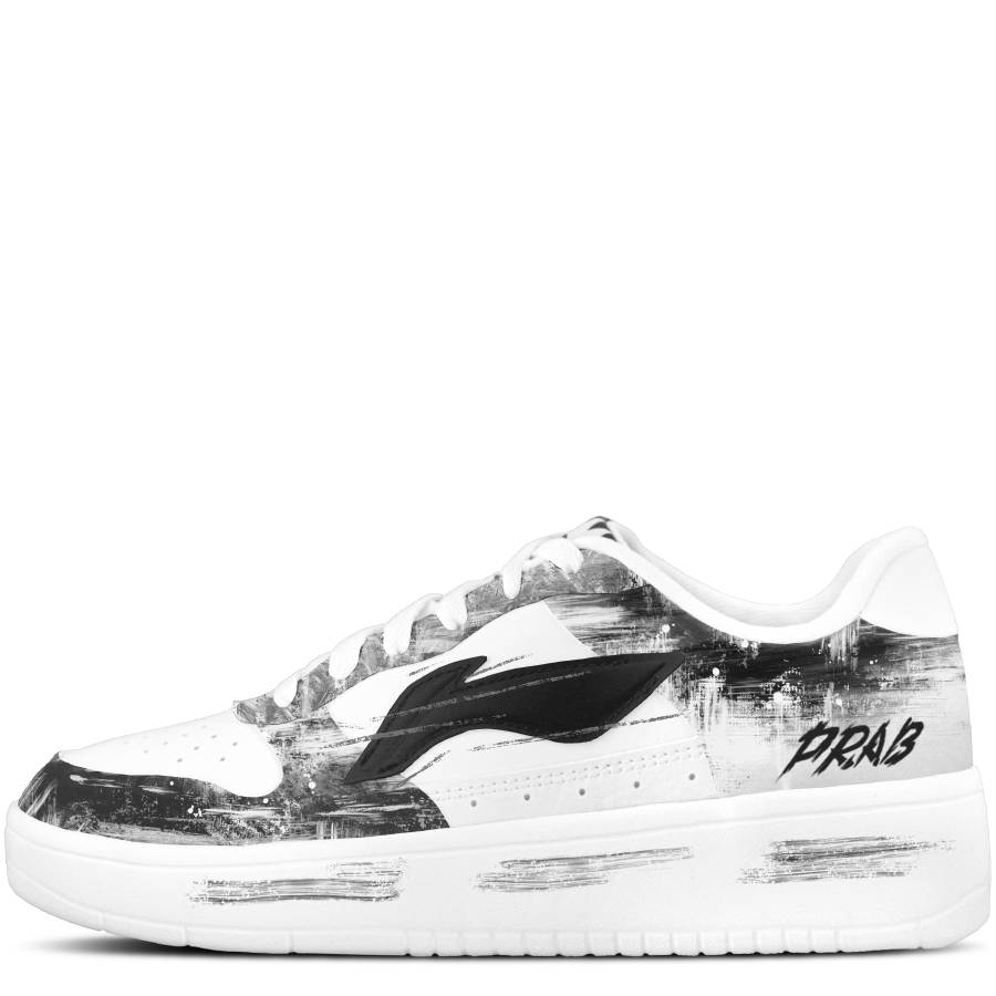 Li-Ning Li Ning Floating Boat Old Newspaper Height Increasing Abrasion Resistant Breathable Slip Resistant Low top