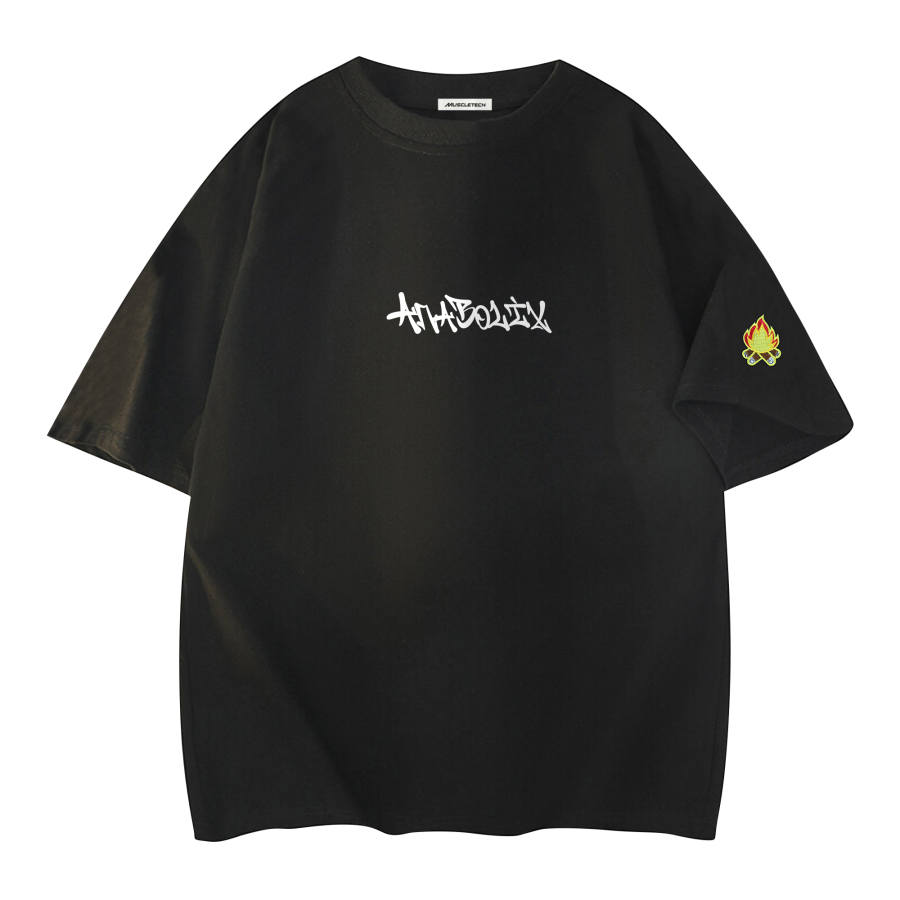 MUSCLETECH T Shirts Unisex Crew Neck Thin Straight Fit
