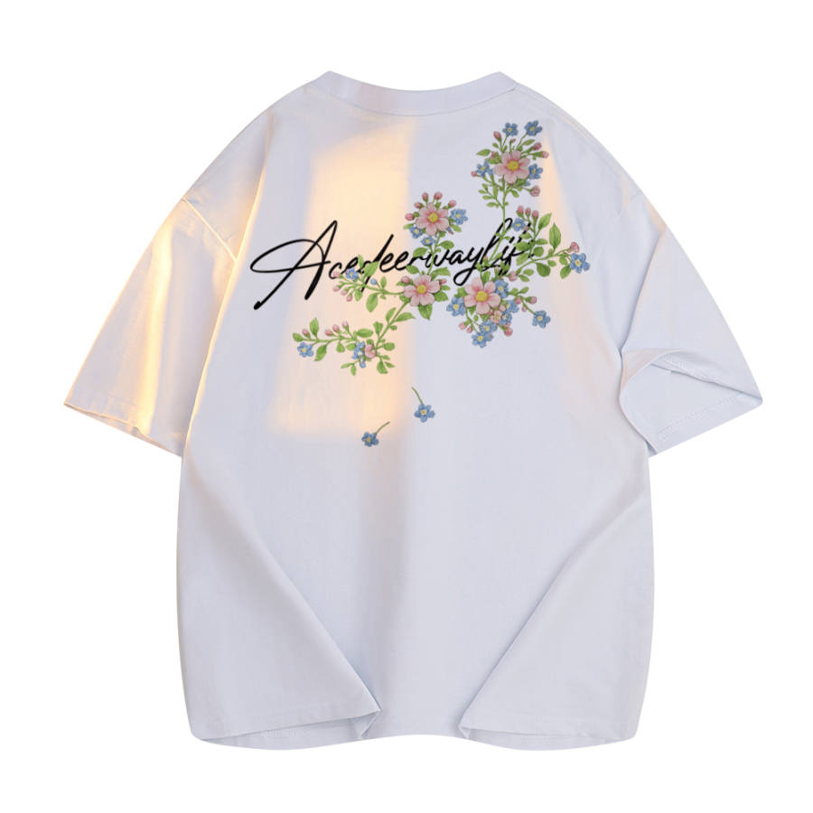 DEERWAY T Shirts Unisex Crew Neck Moderate Straight Fit