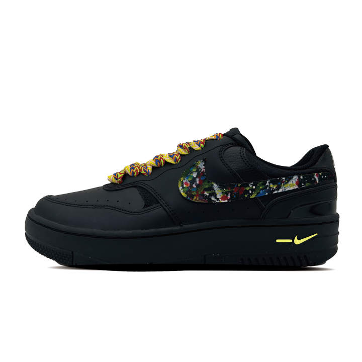 Nike Nike Gamma Force Late Pear Synthetic Leather, Leather Abrasion Resistant Low top Skateboard Shoes Women's Black
