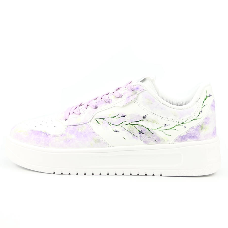 Anta Spring Summer Wisteria Comfortable Hand Drawn Height Increasing Lightweight Breathable Low top Skateboard Shoes