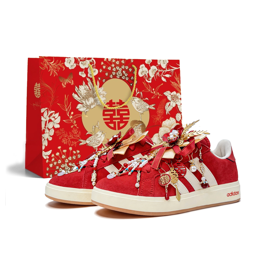 Adidas Adidas GRAND COURT 00s Married In Harmony Skateboard Shoes Unisex Red