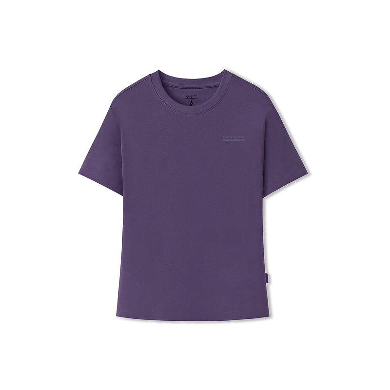 Skechers T Shirts Women's Gothic Purple 05HS Crew Neck Moderate