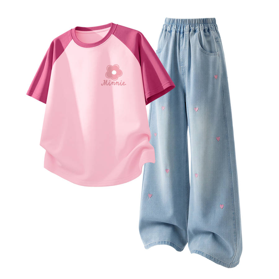 Disney Kids Casual Sportswear Crew Neck Thin