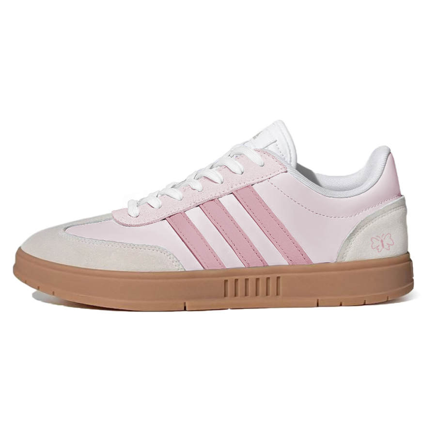 Adidas Adidas Gradas Fairy Butterfly Slip Resistant Low top Skateboard Shoes Unisex Pink White