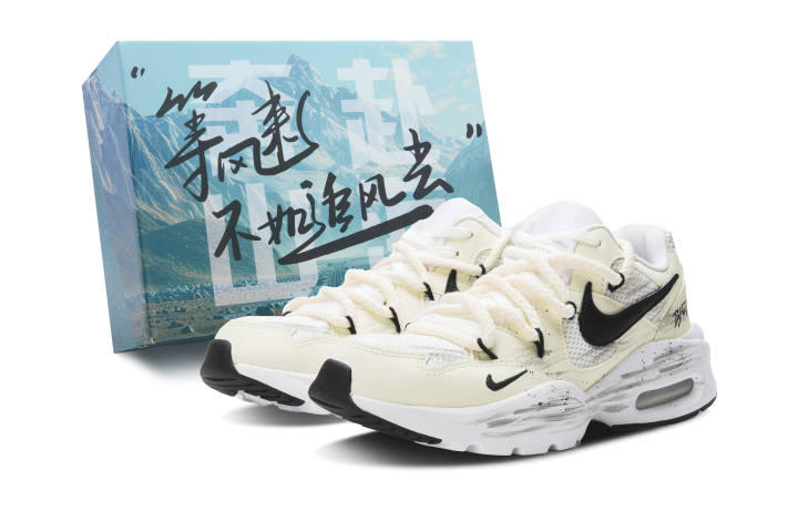 Nike Nike Air Max Fusion Abrasion Resistant Low top Running Shoes Men's Yellow White