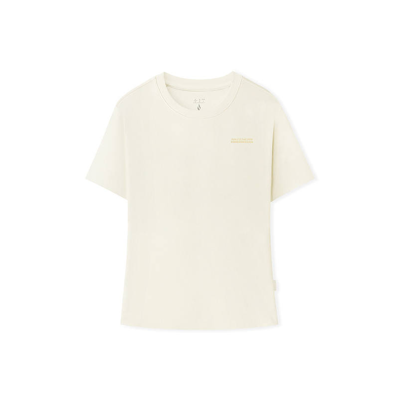 Skechers T Shirt Women's Beige Yellow