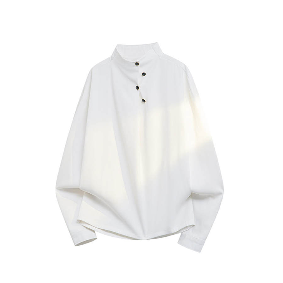 GWAF T Shirts Unisex Stand Collar Moderate Straight Fit