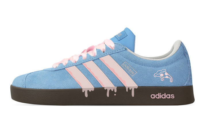 Adidas Adidas VL COURT 2.0 Low top German Army Trainers Unisex Blue Pink