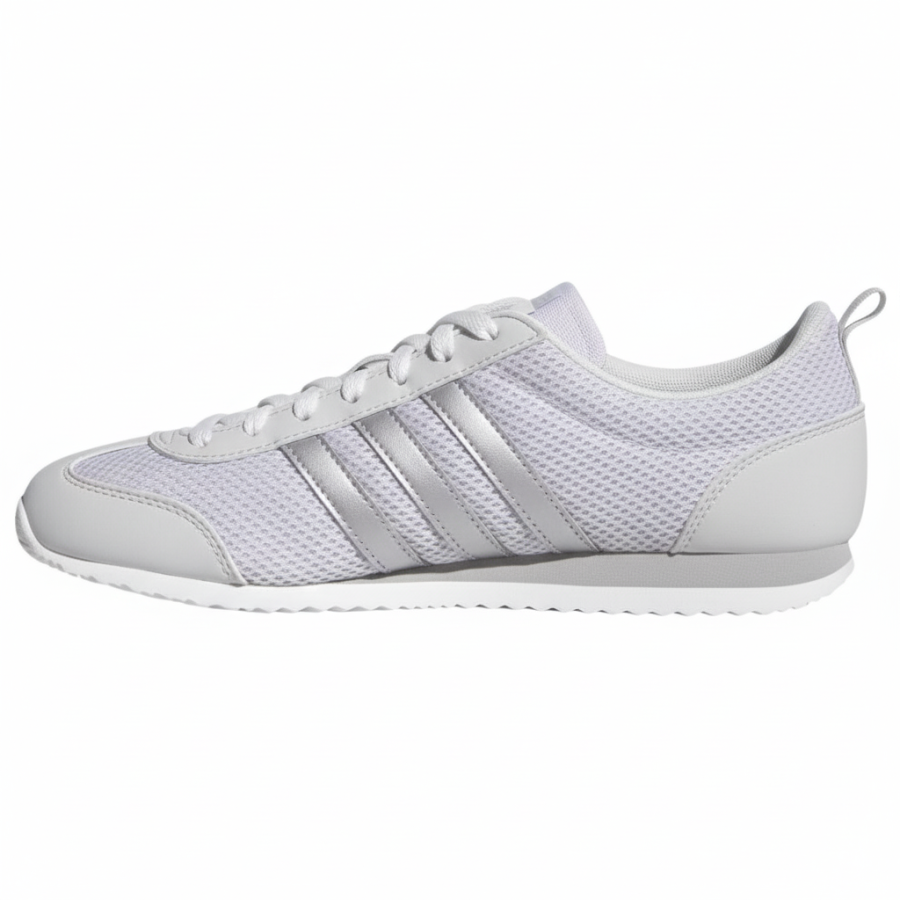 Adidas Adidas VS JOG 2.0 Textile, Synthetic Leather Low top Casual Shoes Unisex Gray White