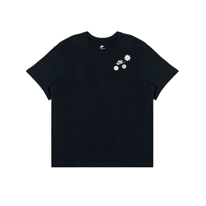 Nike Nike Sportswear T Shirts Unisex Black Crew Neck Moderate Straight Fit