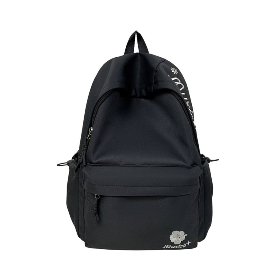 YALU Nylon Backpack Regular Unisex Black/Gray/Blue