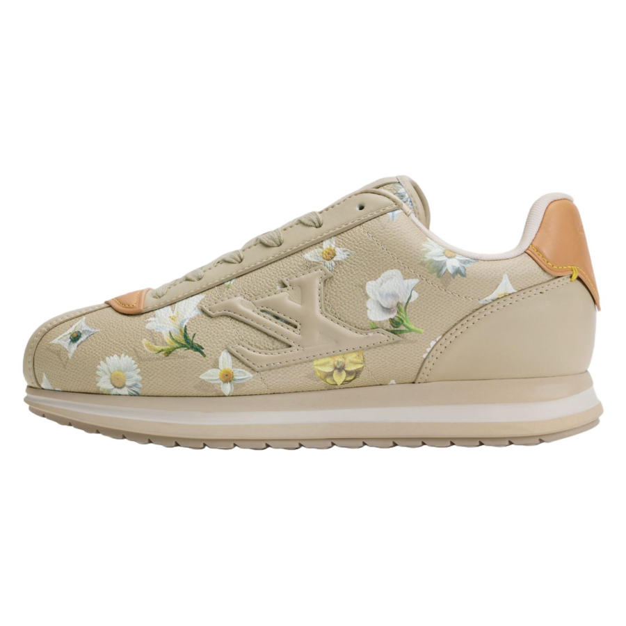 LOUIS VUITTON Buttersoft Sheepskin Low top Casual Shoes Unisex Beige