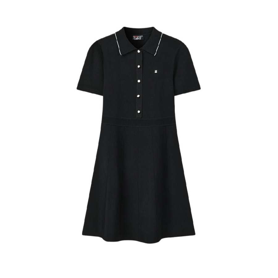 FILA WHITE Short Sleeved Dress Women's
