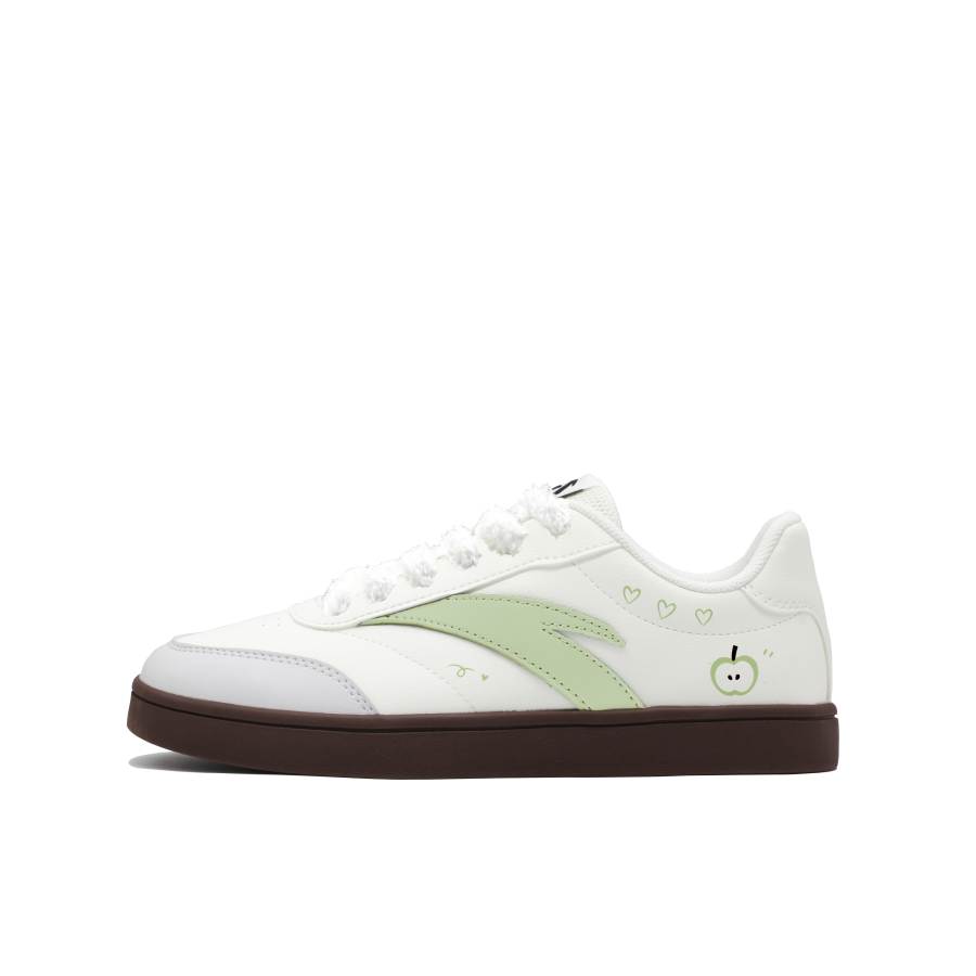 Anta Active Lightweight Low top Skateboard Shoes Women's Pink Green