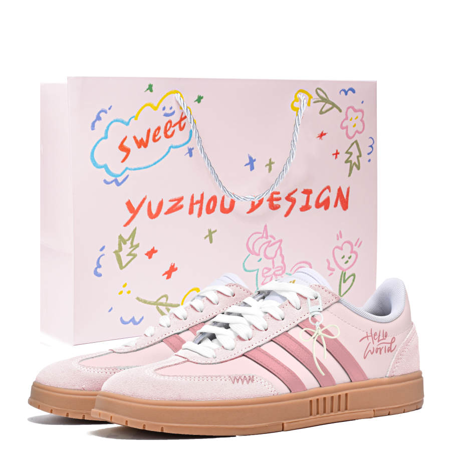Adidas Adidas Gradas Cherry Blossom Milk Candies Skateboard Shoes Women's Pink