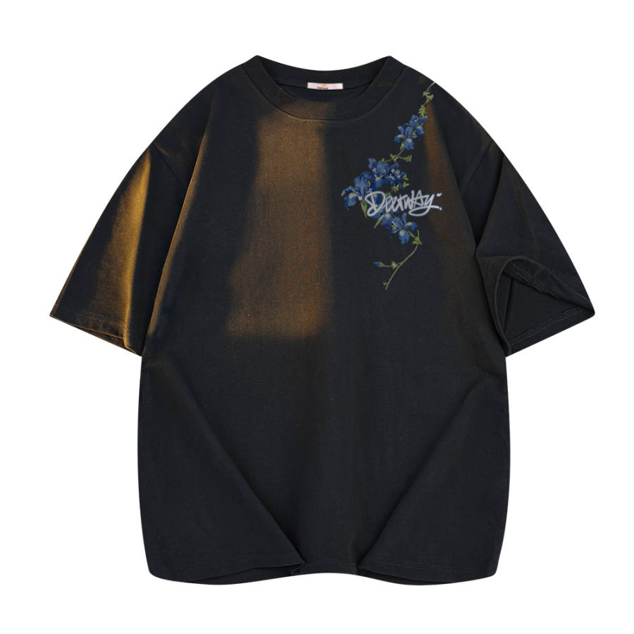 DEERWAY T Shirts Unisex Crew Neck Moderate Straight Fit