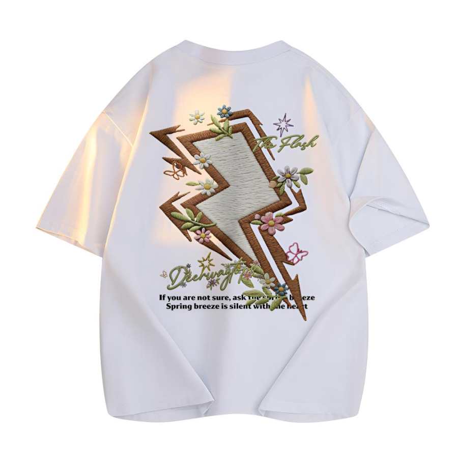 DEERWAY T Shirts Unisex Crew Neck Moderate Straight Fit