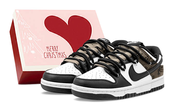 Nike Nike Dunk Couple's, Auspicious Horse Year, Little Mocha CNY China, Horse Year, Auspicious Clouds, Deconstruction Design