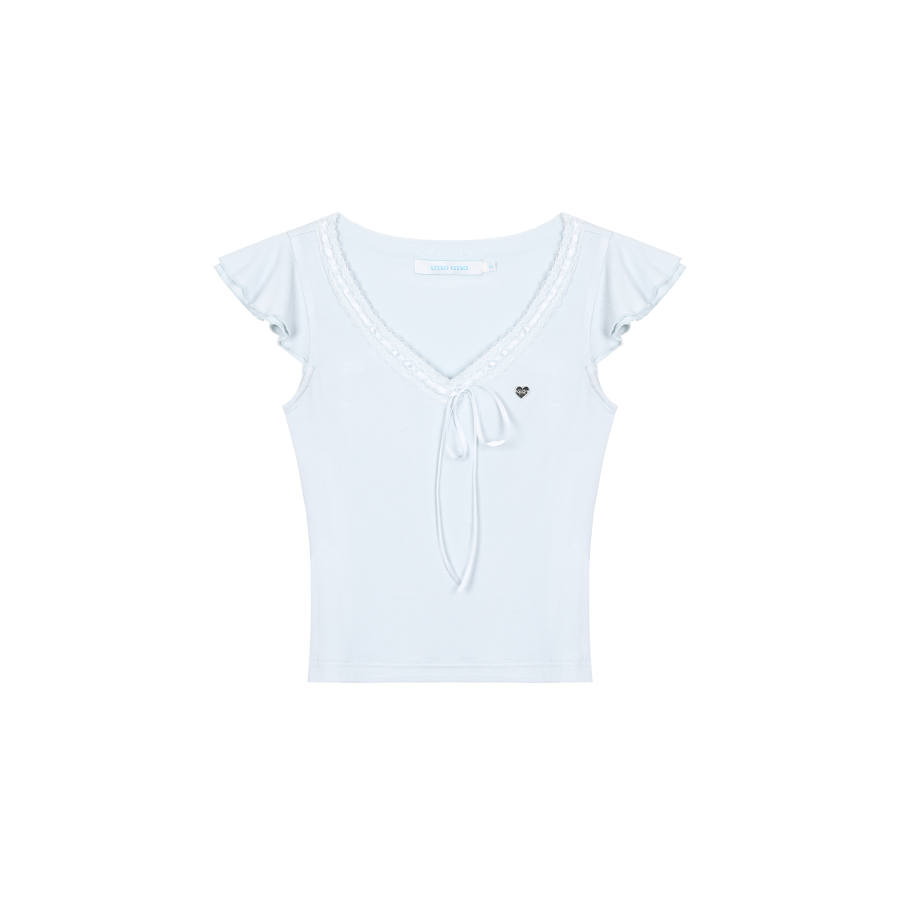 Umoumo T Shirts Women's V Neck Moderate Nipped In Waist