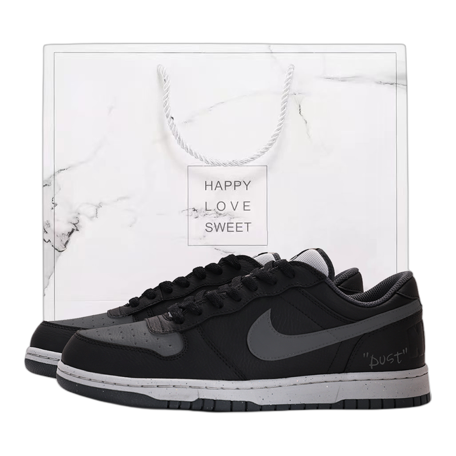 Nike Nike Big Coverage Slip Resistant Abrasion Resistant Low top Skateboard Shoes Unisex Gray