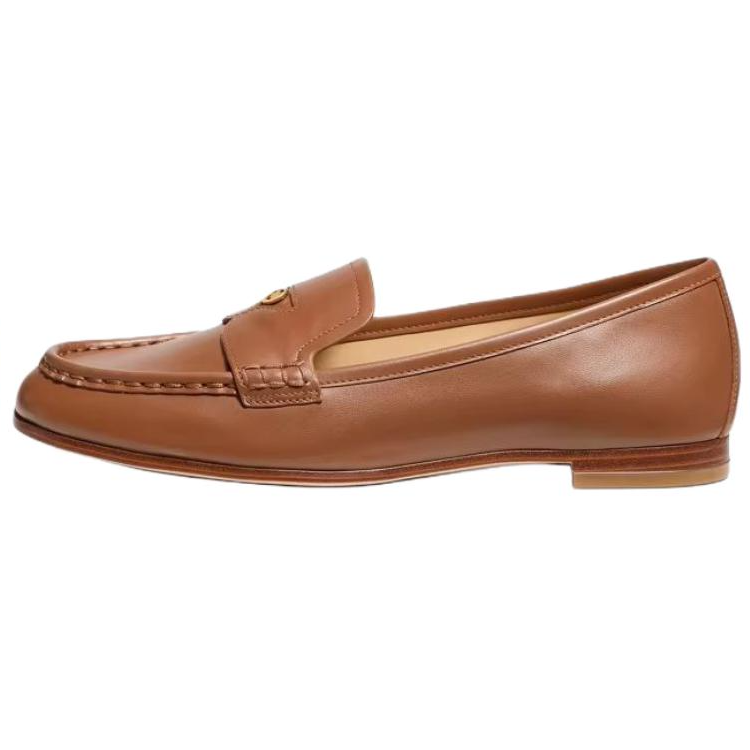MICHAEL KORS Jennings Cow Leather, Leather Casual Leather Shoes Women's Brown