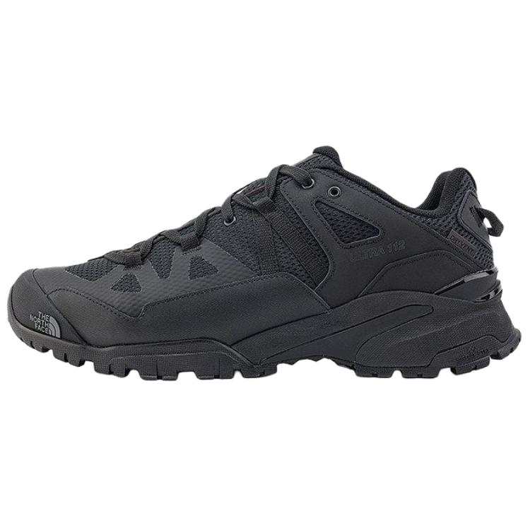THE NORTH FACE Ultra 112 Waterproof And Breathable Lightweight Abrasion Resistant Grip Low top Hiking Shoes Men's Black