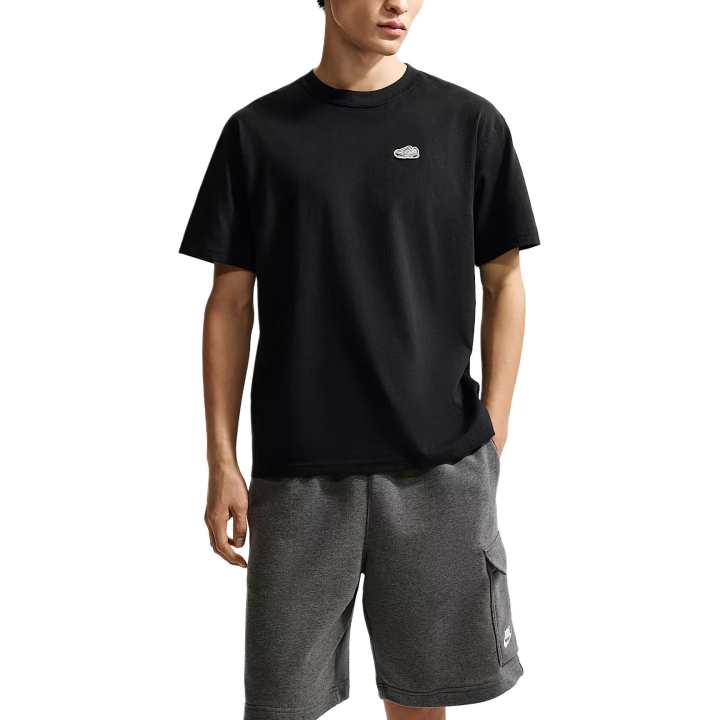Nike Nike Sportswear T Shirts Men's Black Crew Neck Moderate
