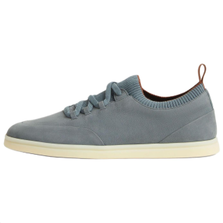 Loro Piana Soho Walk Cow Leather Low top Skateboard Shoes Men's Indigo