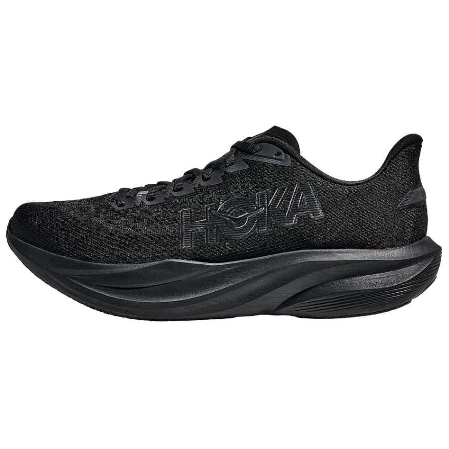 HOKA ONE ONE MACH 7 Fabric Breathable Running Shoes Men's Black
