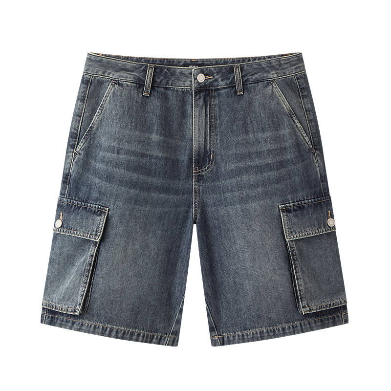 Semir Denim Shorts Men's Denim Yellow Mud 80325 Moderate