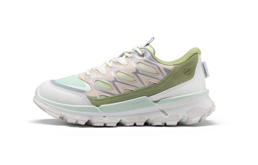Ecco SS26 Walking Shoes 2.2 TRL Collection Cow Leather Low top Casual Shoes Women's Green 842333