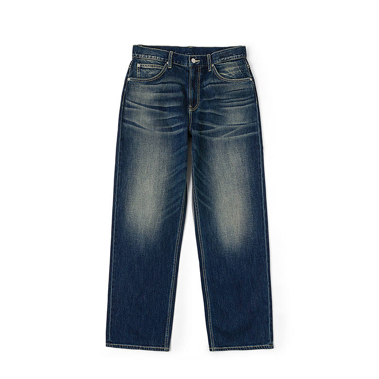 Lee Lee Jeans Unisex Dark Blue Moderate Wide Leg Pants
