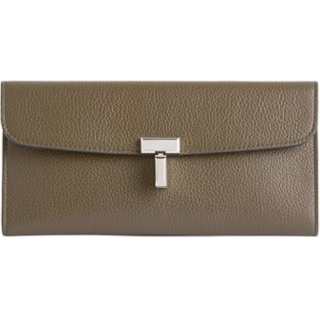 TOTEME Cow Leather Wallet Women's Taupe