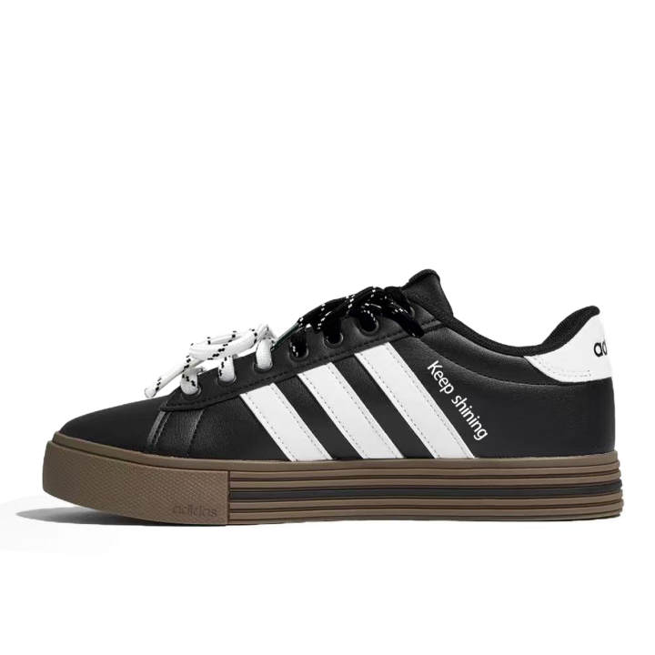 Adidas Adidas Daily Obsidian Shadow Low top Skateboard Shoes Unisex Black White