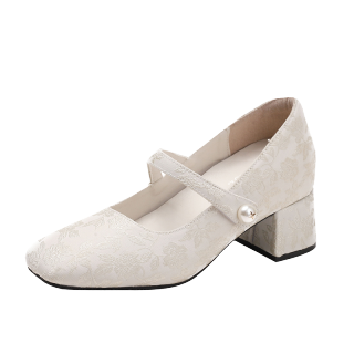 Pounise Chunky Heel Mary Jane Shoes Women's