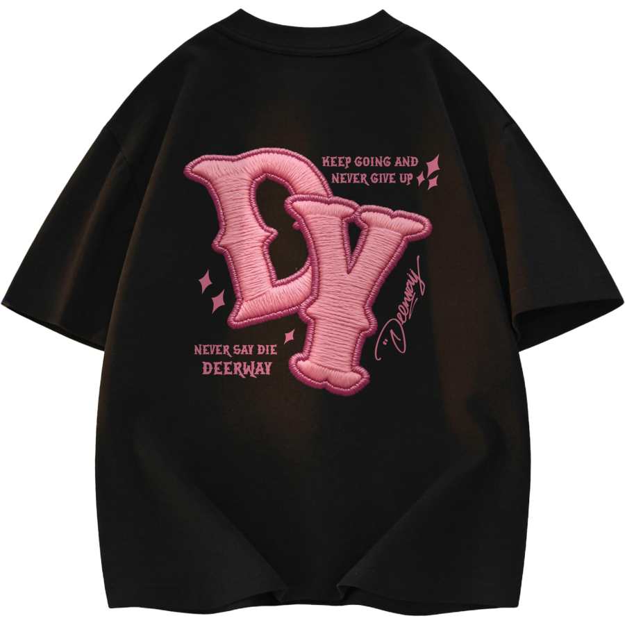 DEERWAY T Shirts Unisex Crew Neck Thin Straight Fit
