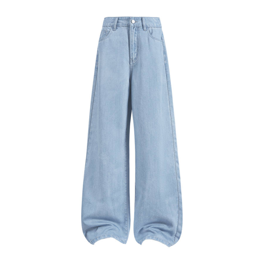 MINISO Jeans Women's Moderate Wide Leg Pants