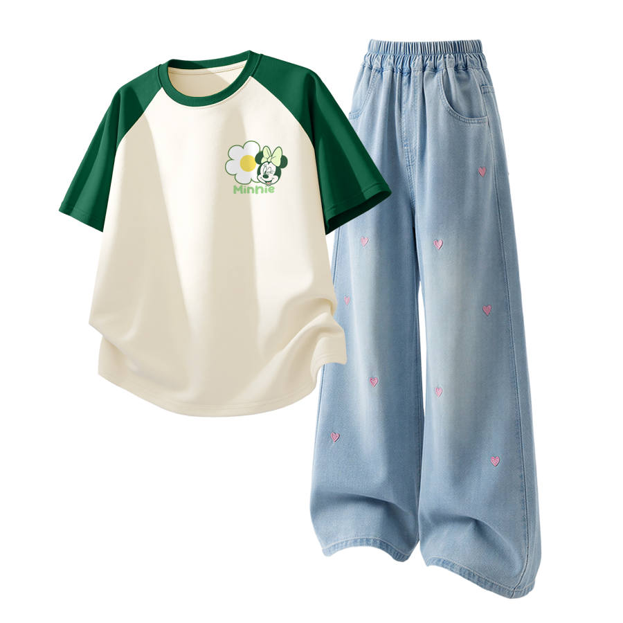 Disney Kids Casual Sportswear Crew Neck Thin
