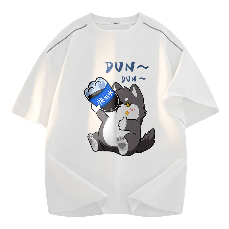 MINISO T Shirts Unisex Crew Neck Thin Straight Fit