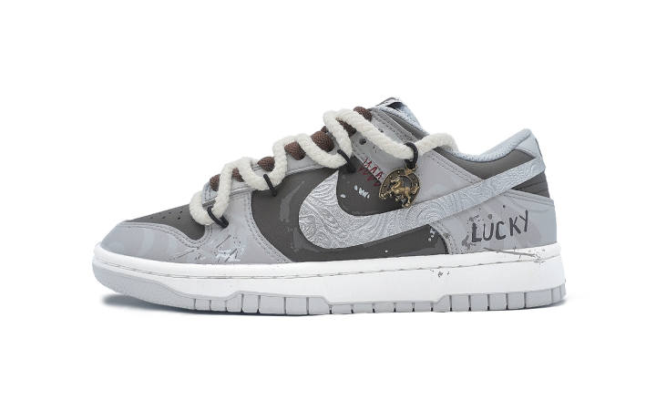 Nike Nike Dunk Galaxy Dream, Lucky Knight Leather Abrasion Resistant Lightweight Breathable Low top Skateboard Shoes Unisex