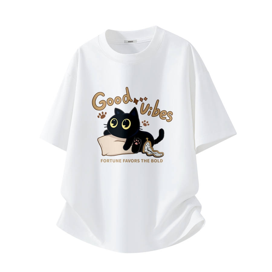 MINISO T Shirts Unisex Crew Neck Moderate Straight Fit