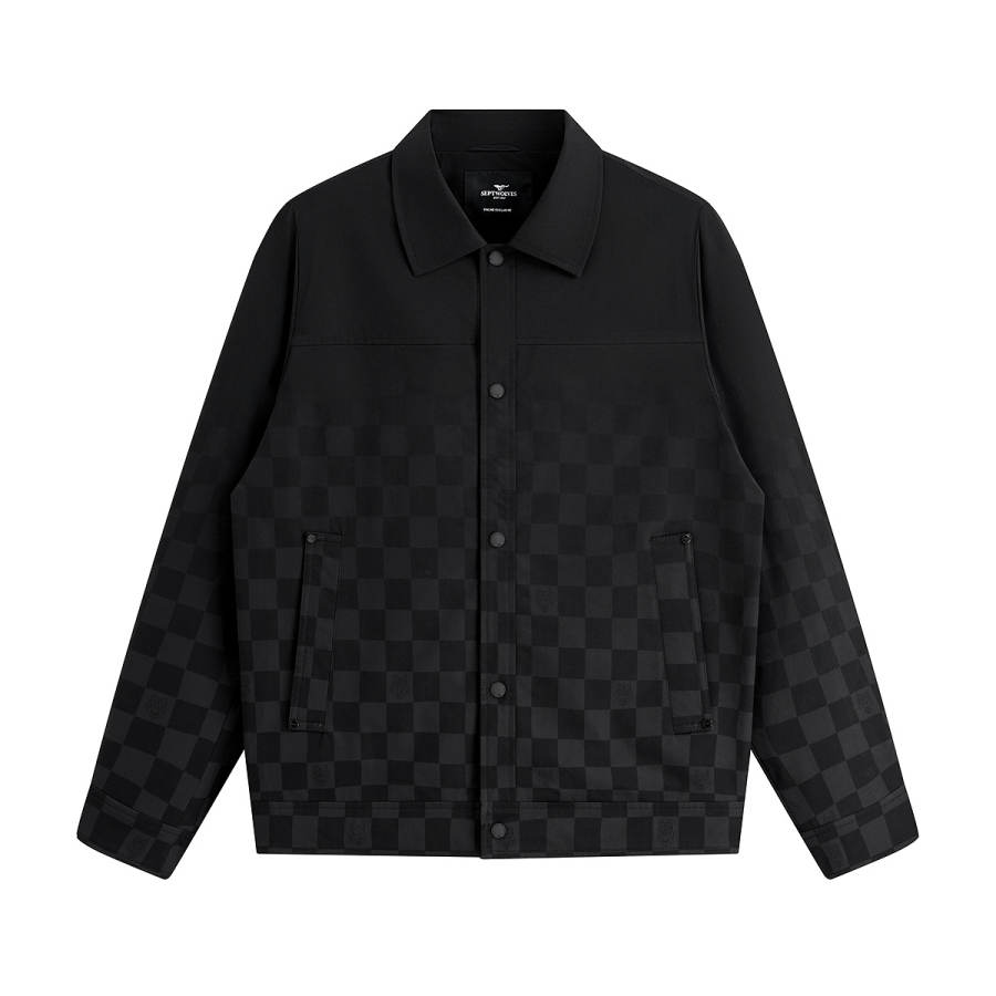 SEPTWOLVES SEPTWOLVES Jackets Men's 001 Black Lapel Moderate Instructor