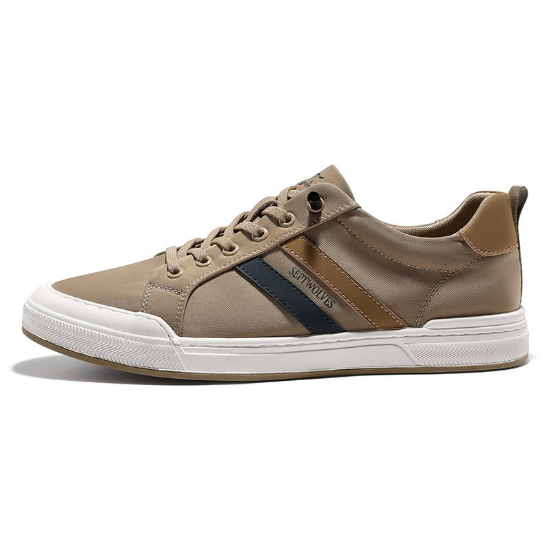 SEPTWOLVES SEPTWOLVES Breathable Lightweight Low top Thin Sole Canvas Shoes Men's HD